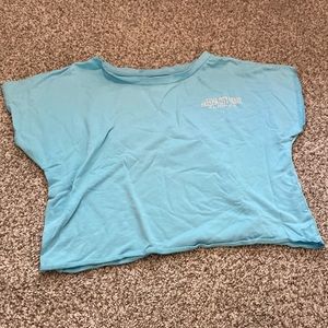 Blue Panama City beach crop top